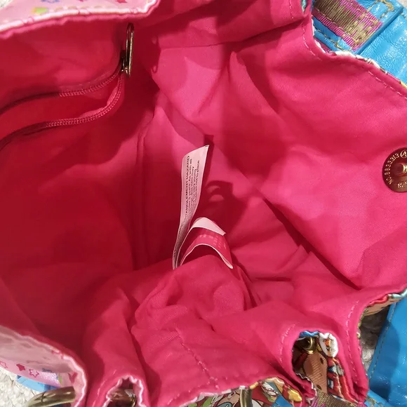 Sanrio Blue and Pink Cartoon Character Bag